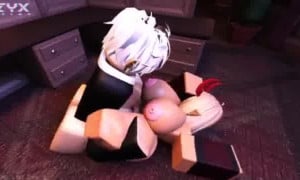 Fucking her at the Hotel's Library