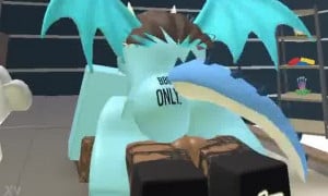 my dragon bitch riding me (roblox futa)