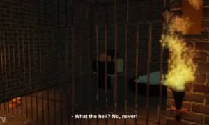Madeline and her master (Roblox dungeon)