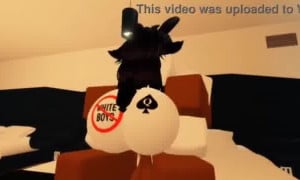 [ROBLOX] Coneja adora jugar con los penes negros