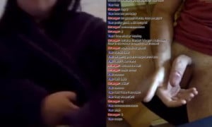 [Omegle] Wive Teases Big Tits for Jerking Guy