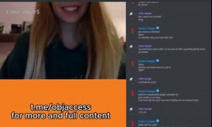 Blonde MODEL on Omegle gets slutty