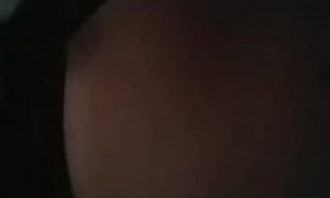 Horny mexican showing tits & pussy