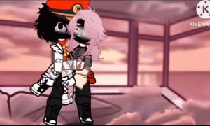 Two faceless are fucking before the dangerours