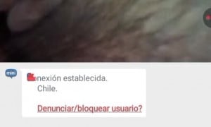 Minichat/ Busty Chilean girl shows me everything and I cum in her mouth