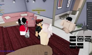 Getting bred by the pizza delivery man