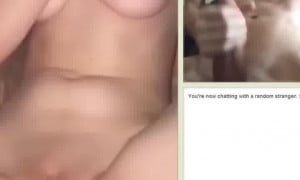 18 year old cutie helped a guy cum in video chat