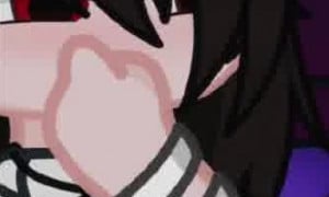 Sonic gives shadow a blowjob||sonadow||gacha life 2||first vid