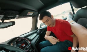 MySweetApple Car Sex Tape