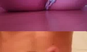 Cute teen shows pussy on random chat
