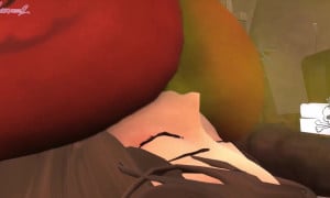 Girl farting - video 829