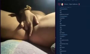 Chubby Mexican teen on random chat