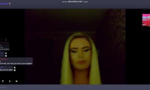 Omegle game with fun girl