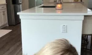 KaeleeRene’s Kitchen Fuck Ends With A Creampie