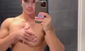 A Peek At Vladigal's Nips Before Shower