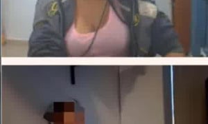 webcam girl cumshot reaction