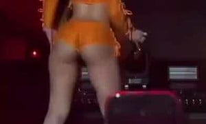 Ice Spice Twerking In Sexy Orange Outfit