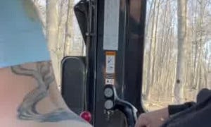 Skyemarie Gets Creampied In The Tractor