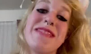 Pikagurlx Licks Her Own Titties