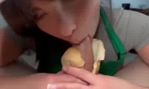 Subway Girl Salomelons Gets Rammed At Work