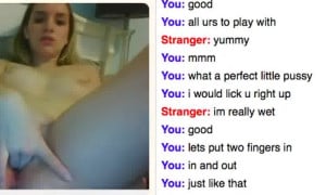 Dirty blonde Omegle