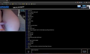 Omegle, dirty talking slut