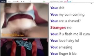 Big cock in chat with Omegle girl