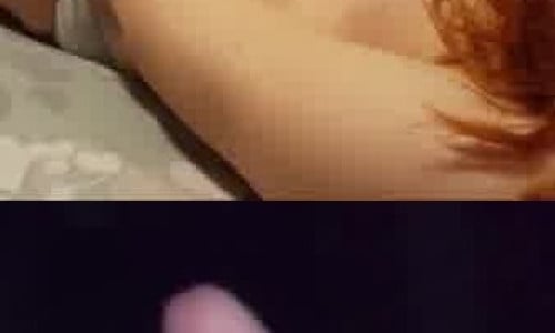 Redhead teen made me cum on chat