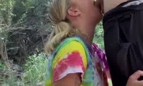 Gabbie Carter Gets Creampied Outside
