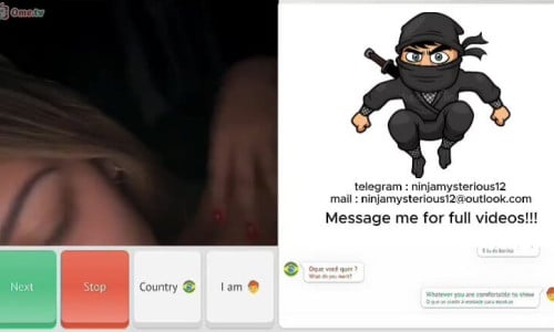 Omegle sluts obeys her master (msg for more)