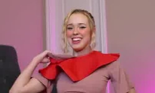 Em Fae Strips Then Fingers Herself