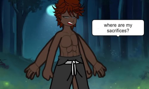 A demon and his hunter master