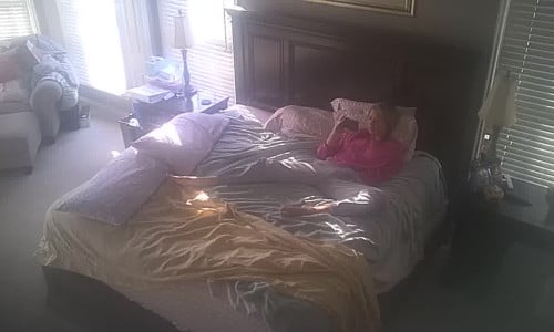 Wife rubbing pussy when hubby at work hidden
