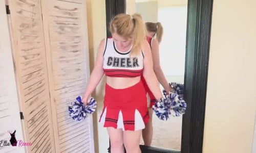 Ellie Renee Dresses As A Sexy Cheerleader