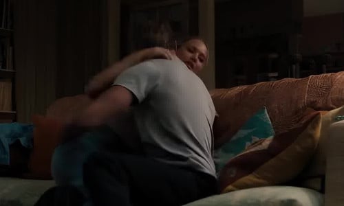 Jennifer Lawrence Couch Kissing Scene