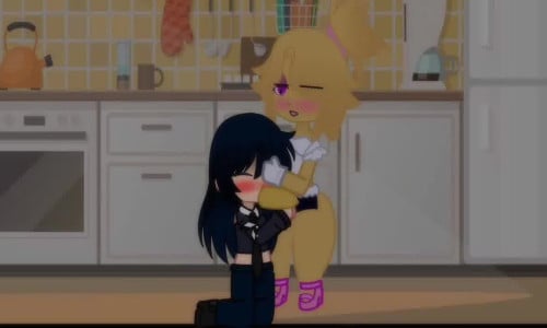 Five nights in anime (Gacha club) NIGHT 3 (Futa)