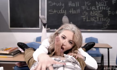 Lola Fae Gets Railed In Detention