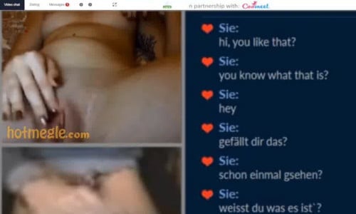 Crazy guy and Omegle slut