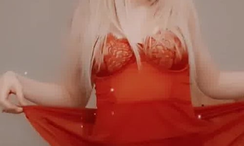 Tori looking sexy in red