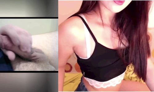 Cute Asian Teen Enjoys Small Cock On Cam2cam CFNM