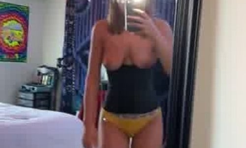 Crazyjamjam With Her Tits Out In A Corset
