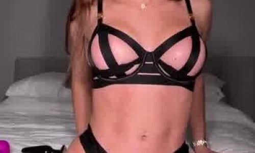 Jakara Bella Seduces In Her Black Lingerie