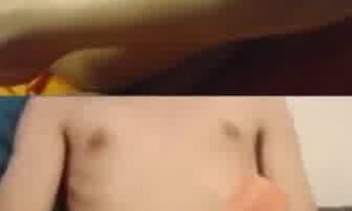 Jerking off to a hot random teen on chat
