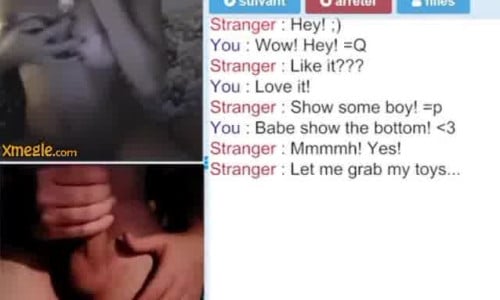 A girl masturbates with a dildo between her big ti