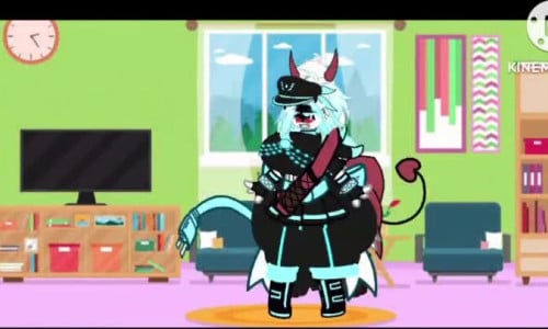 A demon fucking a unknown mix