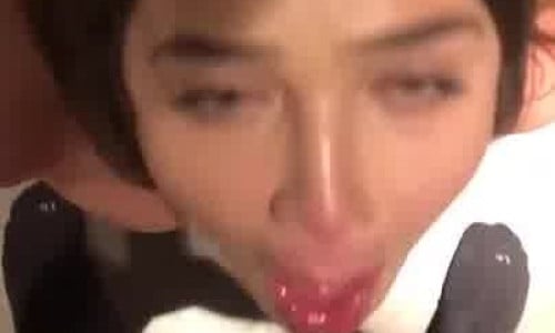 Beautiful teen sloppy pov bj