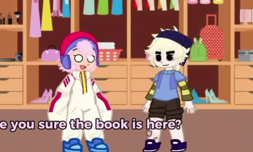 BONNIE AND GUS GETTING READY FOR THE BRAWL TALK