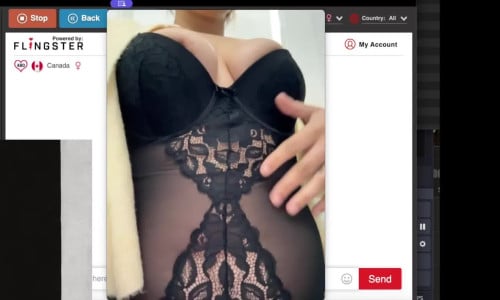 Cutie In bodysuit Shows Off Her Swollen Pussy