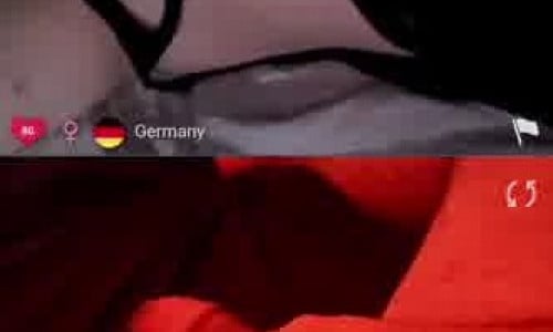 German slut plays with me on flimgster omegle