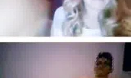 Three girls mock the wanker because he can't run